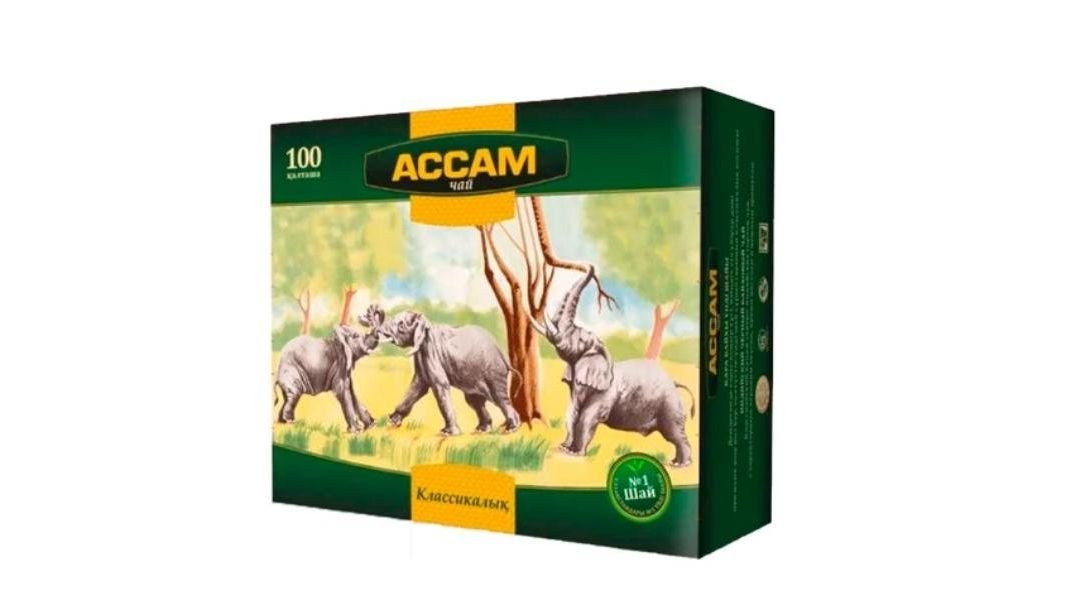 Чай Ассам Premium классический черный 100 пак