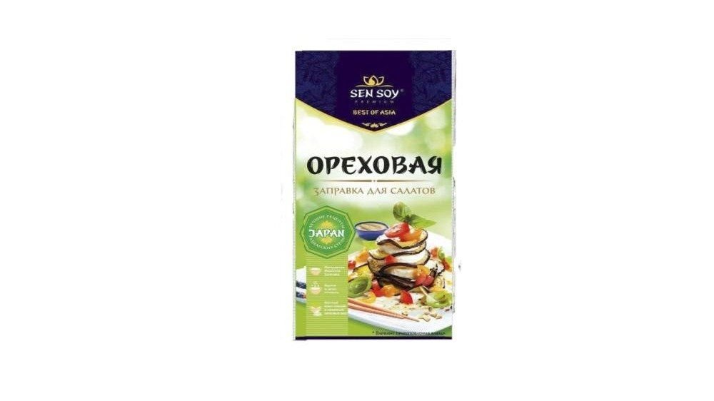 Заправка SEN SOY Для салатов Ореховая 40г м/у