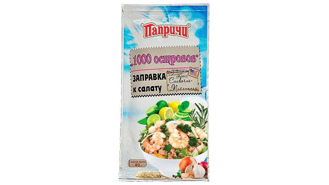 Заправка Paprichi к салату Сливочно-пикантная 40 г