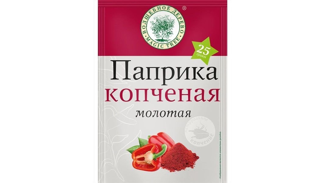 Паприка ВОЛШЕБНОЕ ДЕРЕВО Копченая молотая 25г