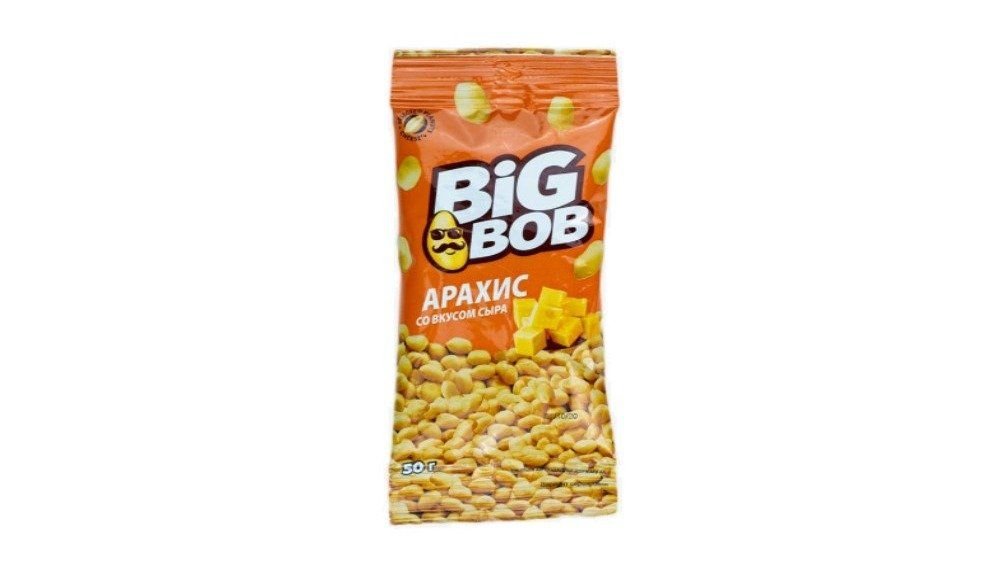 Арахис Big Bob со вкусом сыра 50 гр