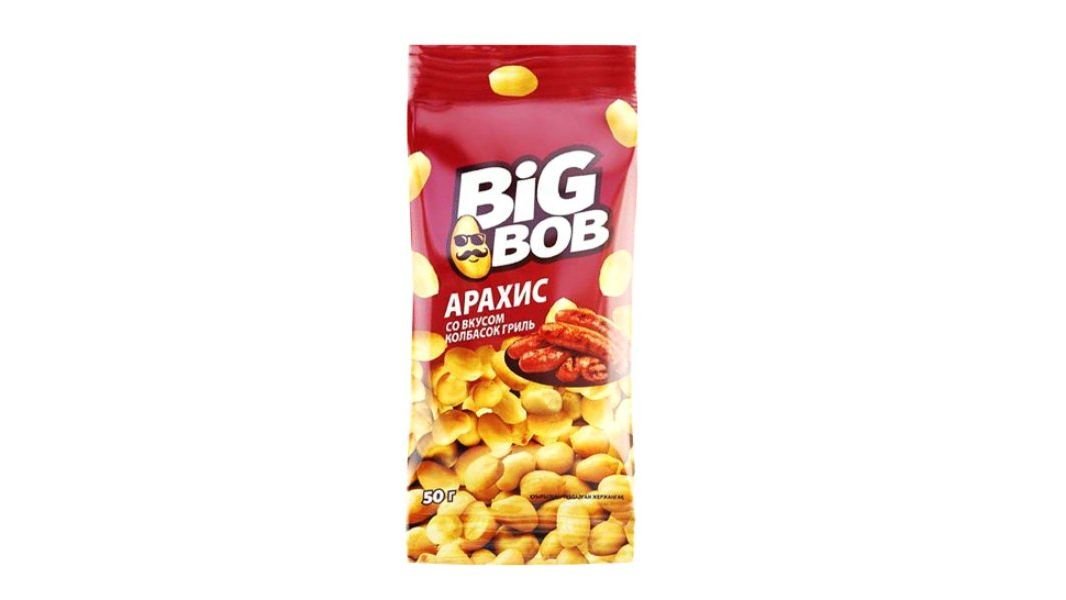 Арахис Big Bob колбаски  гриль 50 г