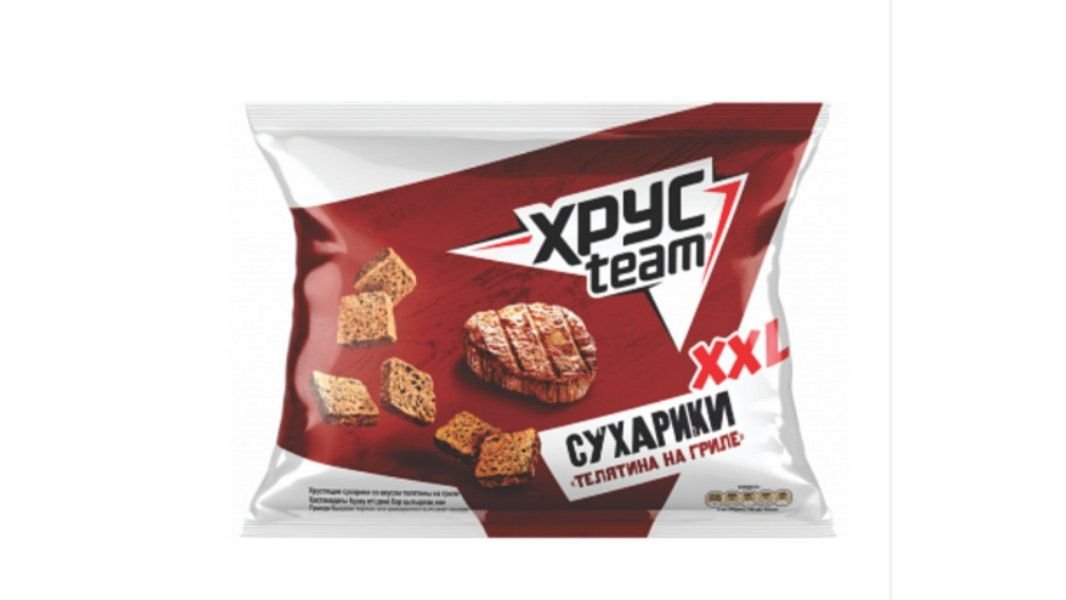 Сухарики ХРУСTEAM Телятина на гриле 100г м/у