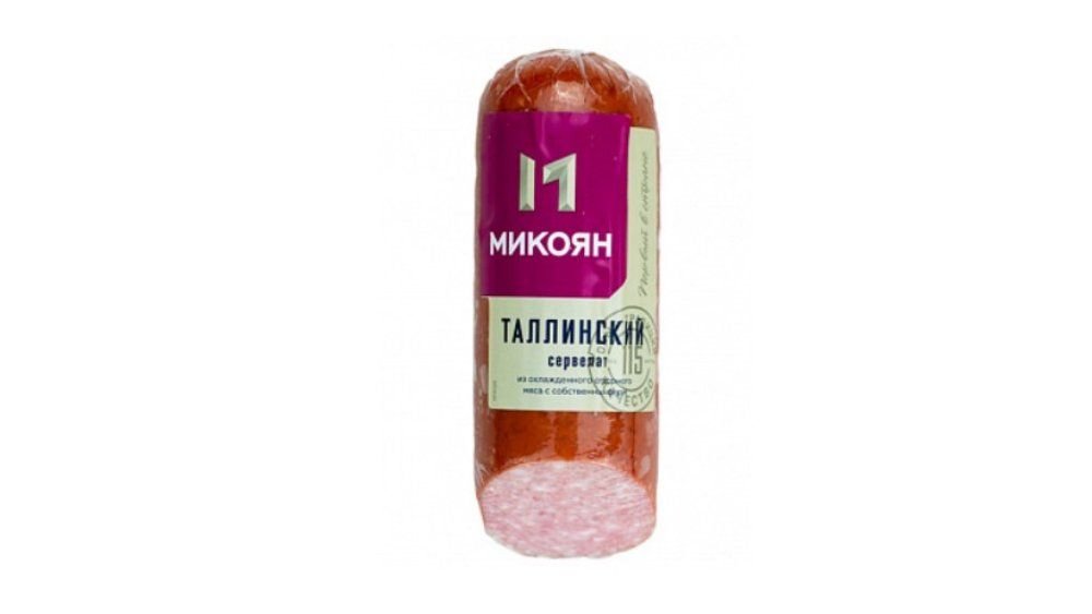 Сервелат Микоян Таллинский варено-копченый 350 г