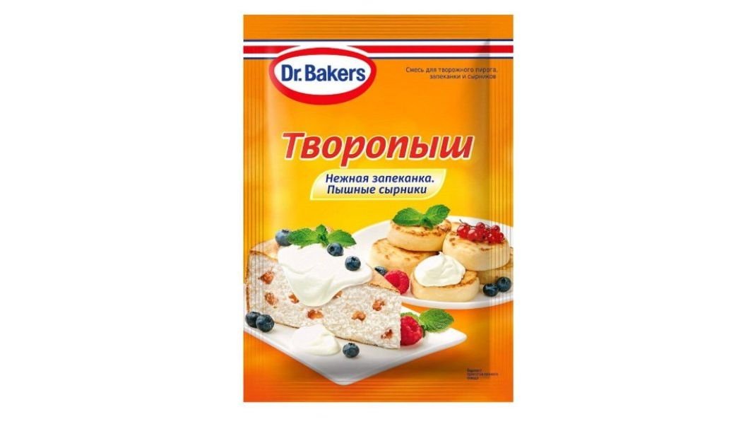 Смесь Dr. Bakers для творожного пирога 60 г
