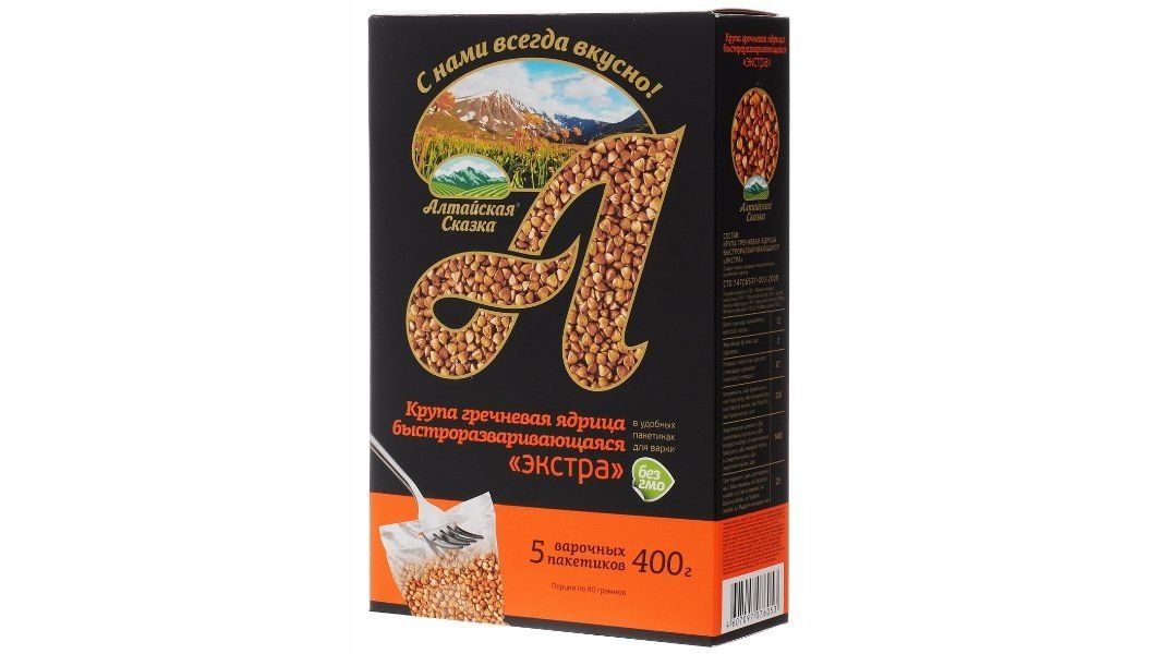Крупа Алтайская Сказка  гречневая экстра 400 г