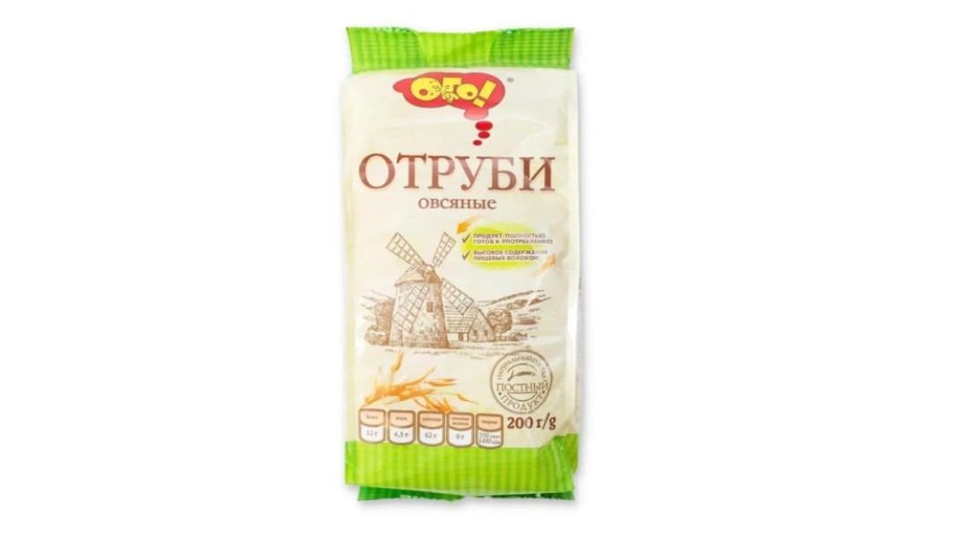 Отруби Ого овсяные 200г м/у