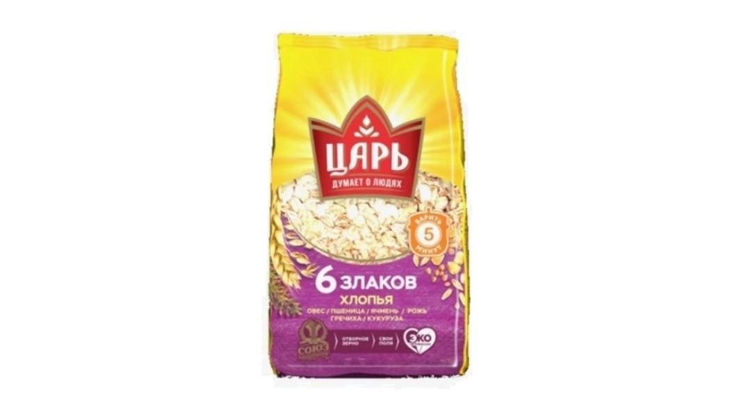 Хлопья Царь-Каша 6 злаков 400 г