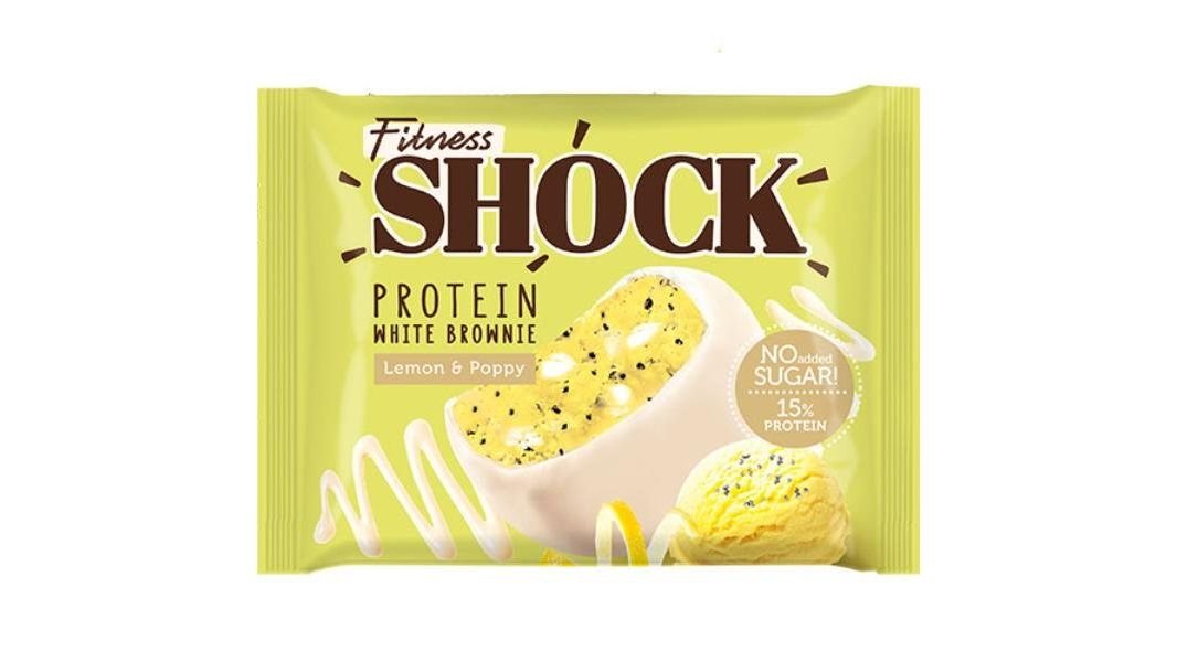 Десерт Fitnesshock Брауни лимон-мак 50 г