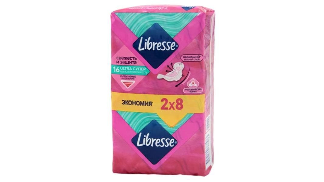 Прокладки Libresse invisible super duo 16шт