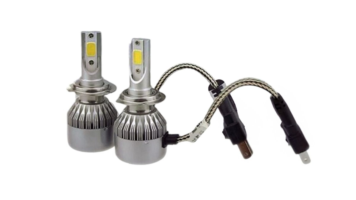 Car lamps set C6 H7