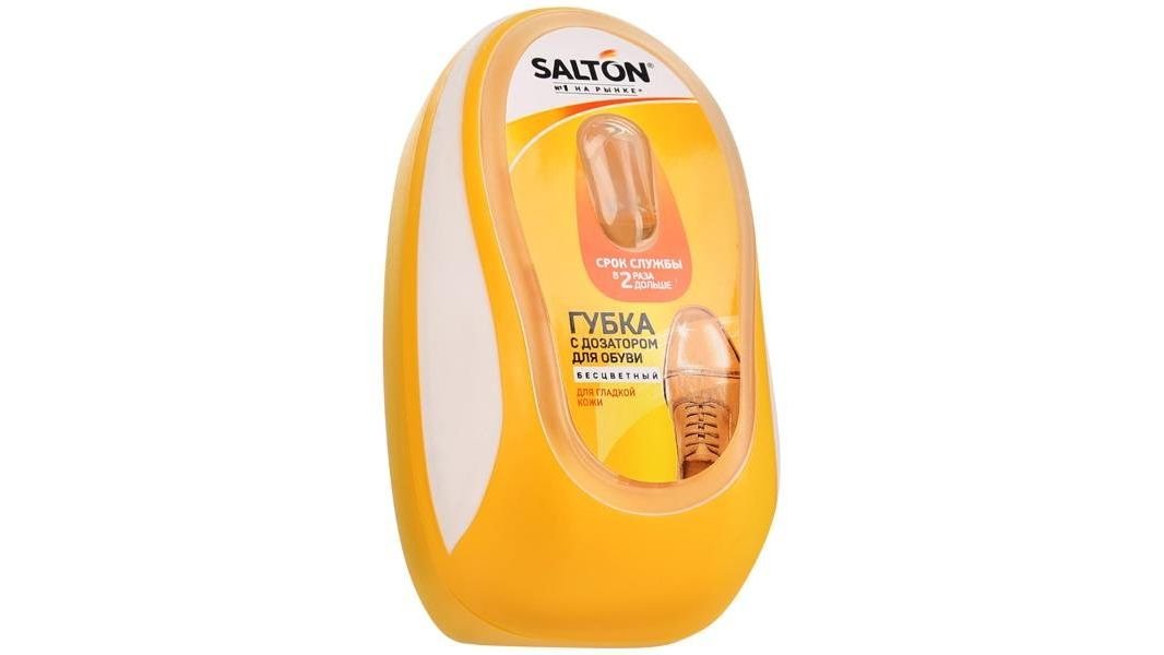 Губка для обуви Salton с дозатором бесцветная 1 шт