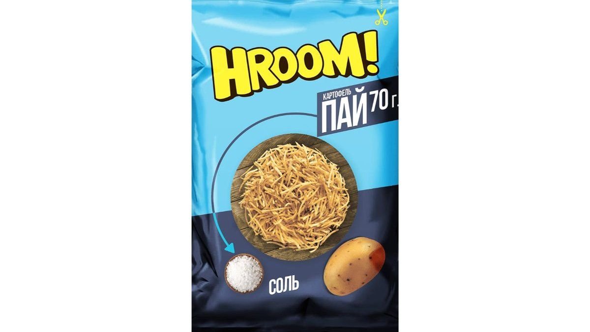 Соломка HROOM Картофельная с солью 70г