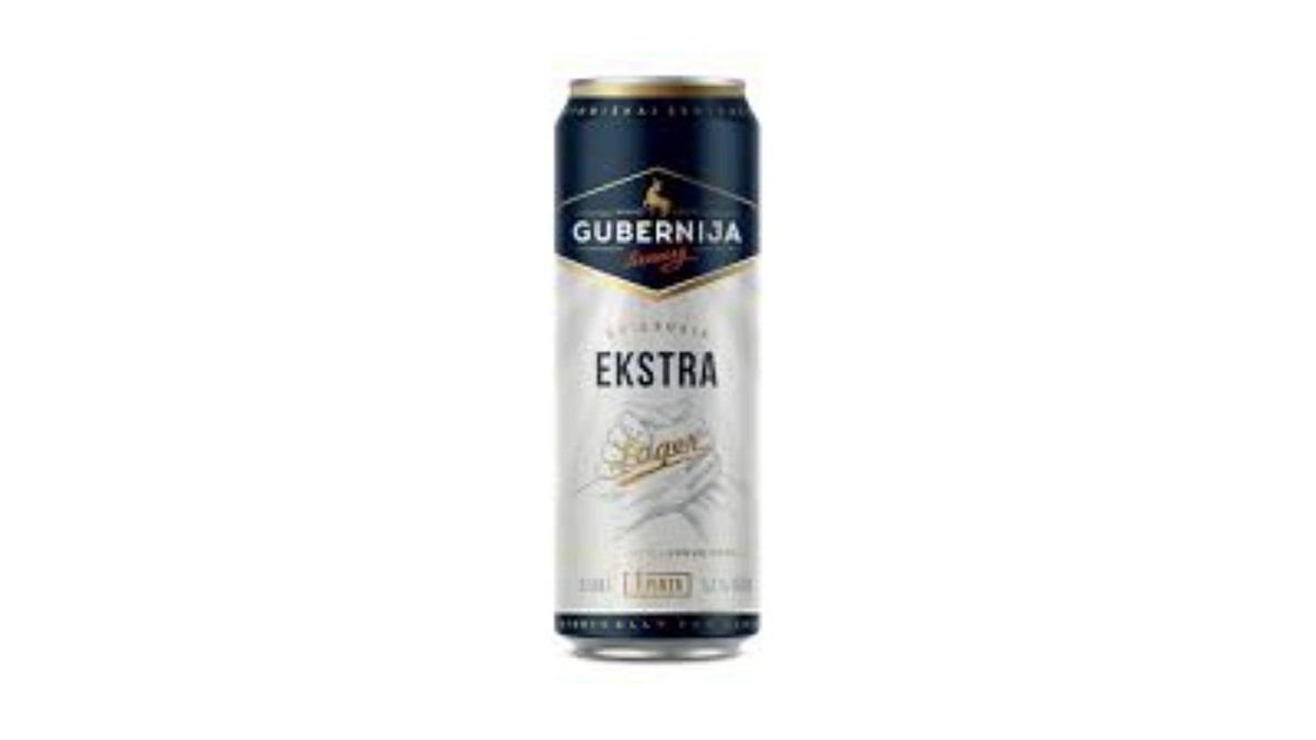 Пиво GUBERNIJA Ekstra Lager 5,2% 0,5л ж/б