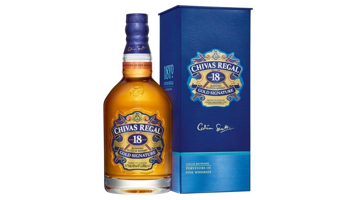 Виски Chivas Regal 18 лет 40% 0.7 л подарочная упаковка