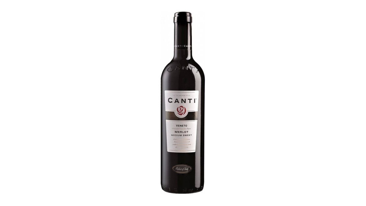 Вино Merlot Medium красное полусладкое 0,75 л
