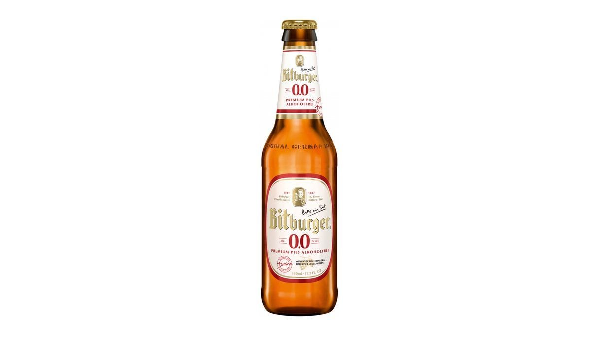 Пиво Bitburger Drive безалкогольное 0.33 л