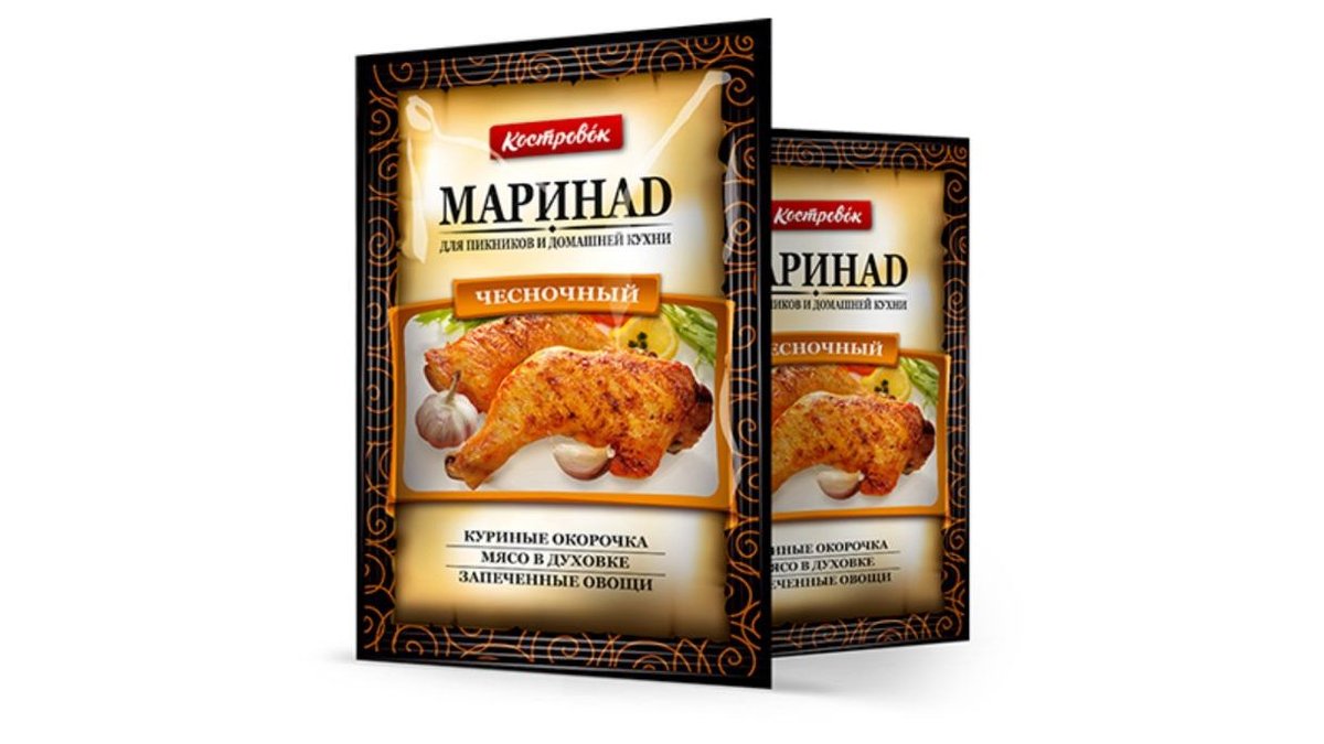 Маринад Костровок чесночный домашний 80 г