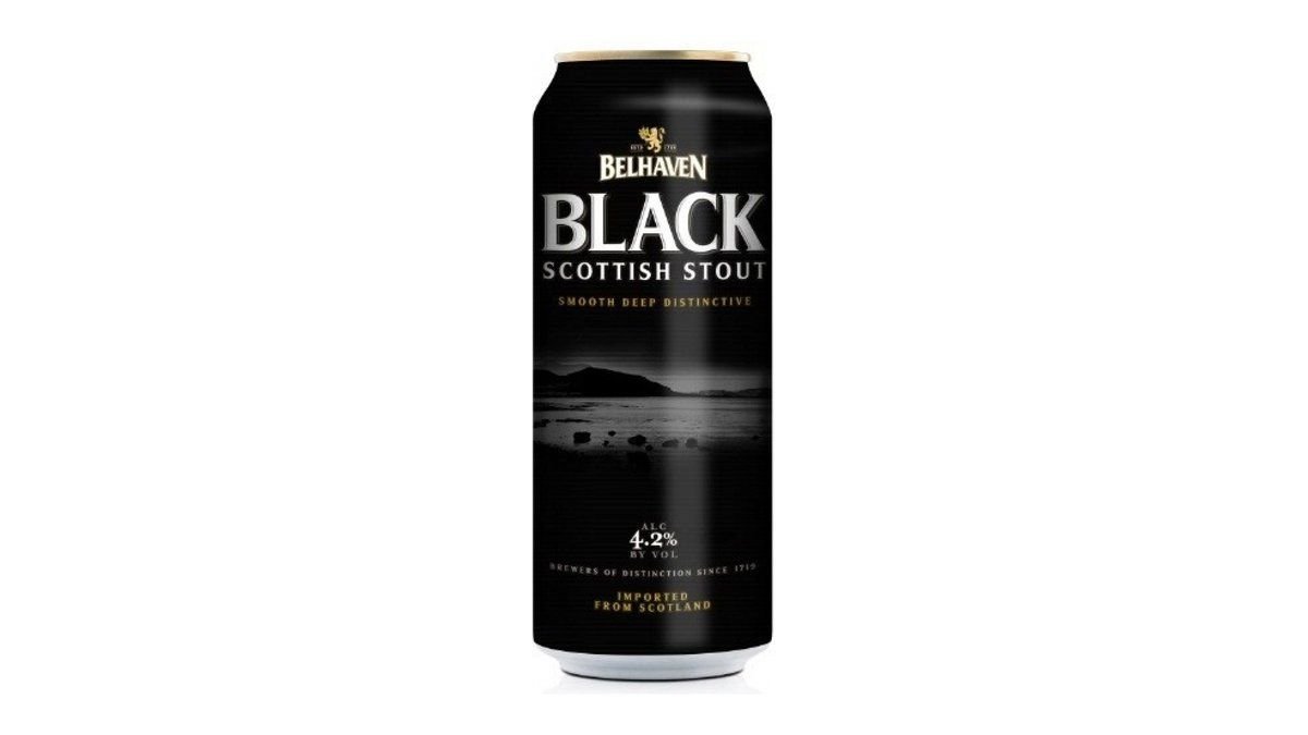 Пиво Belhaven Black Scottish Staut темное 500мл