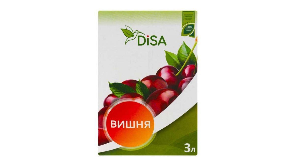 Нектар Disa вишня 3 л коробка