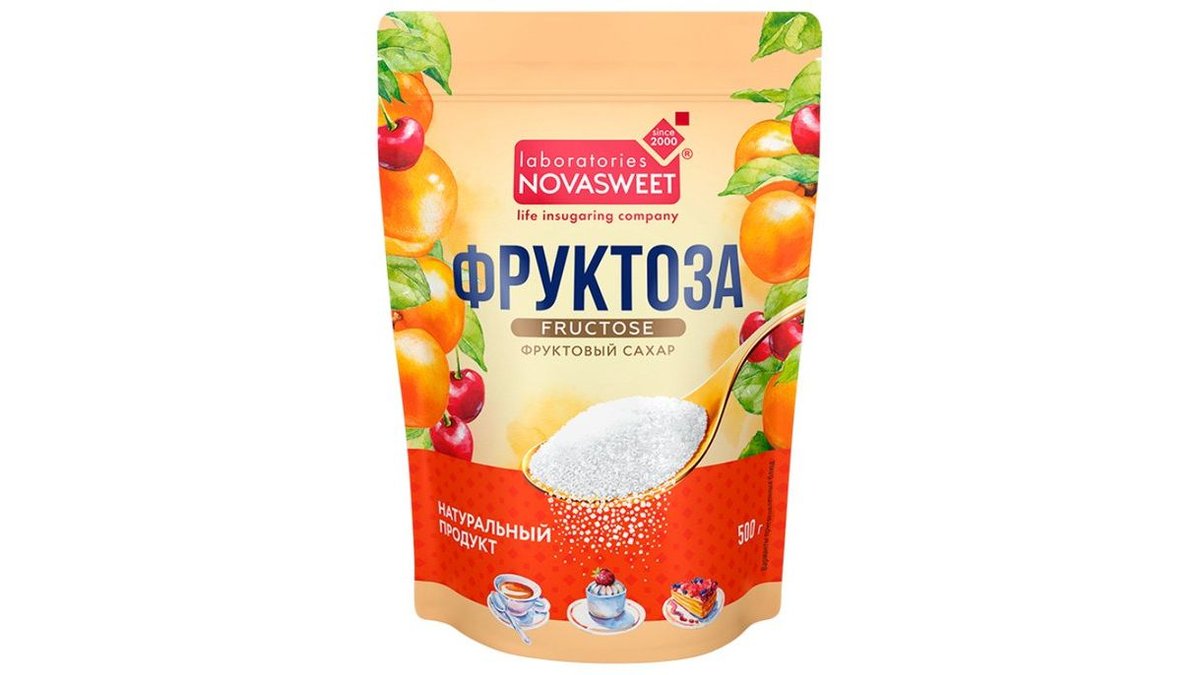 Фруктоза НОВАСВИТ 500 гр РОССИЯ