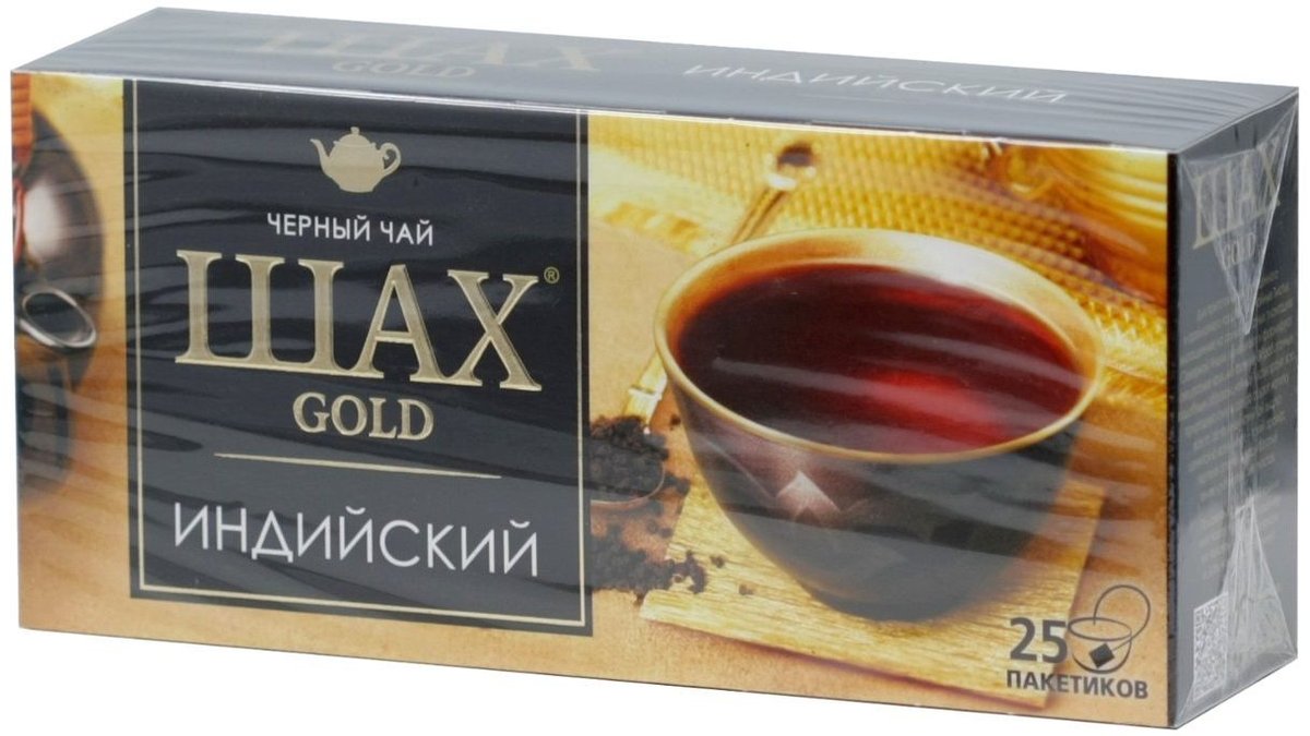 Чай ШАХ Голд 25*2 г п/пак РОССИЯ