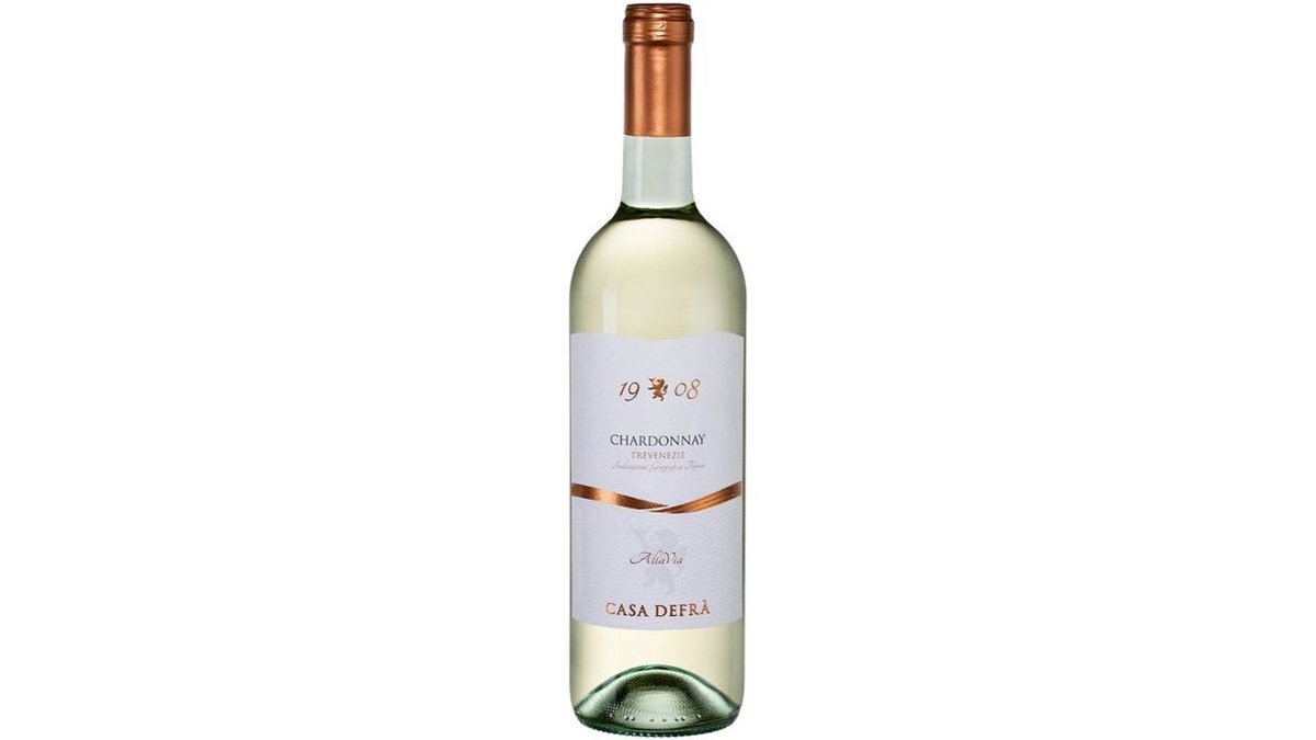 Вино CASA DEFRA Chardonnay белое сухое 0.75л