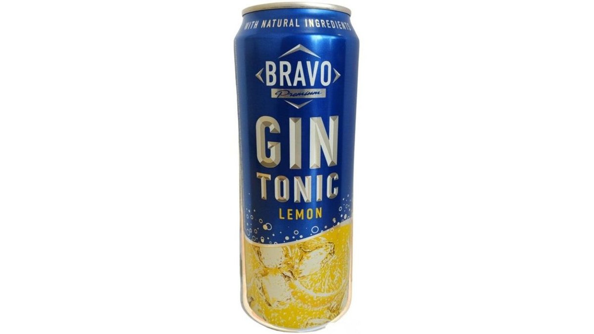 Напиток Gin Tonic Bacchus Lite Lemon 0,45 л