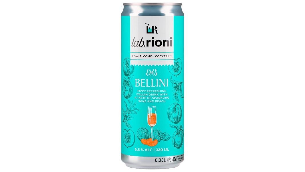 Коктейль Lab Rioni Bellini 5.5% 0.33 л