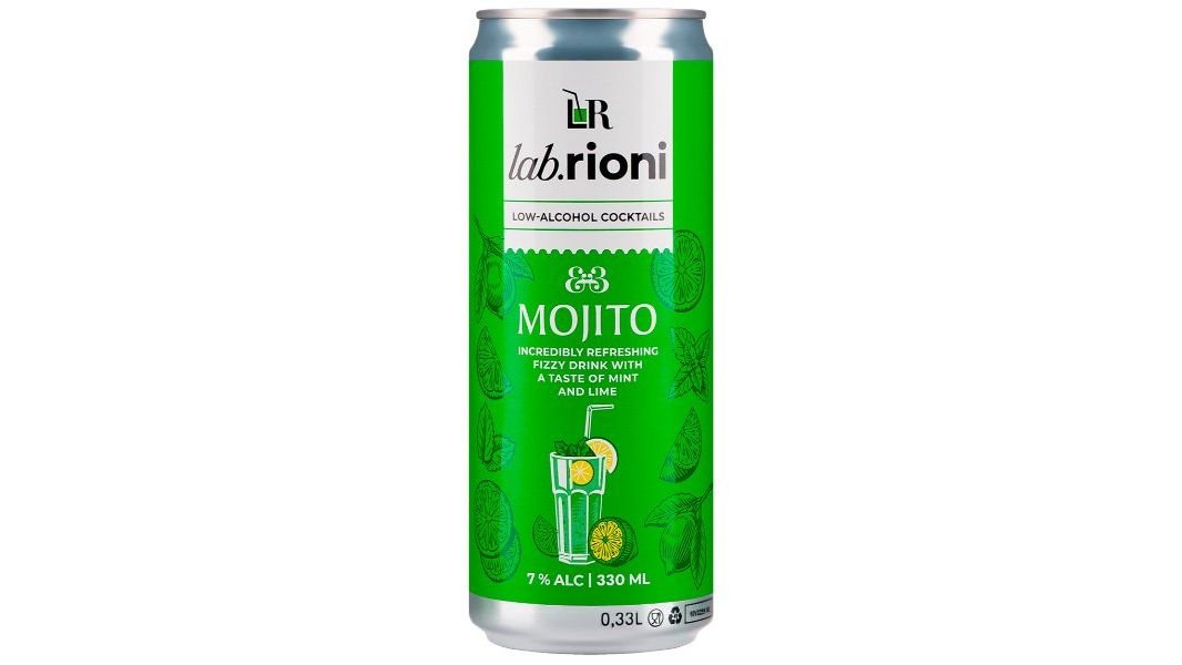 Коктейль Lab Rioni Mojito 7% 0.33 л