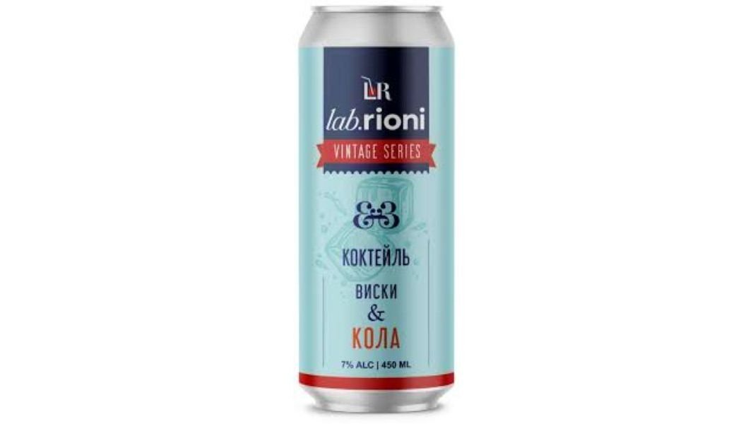 Коктейль Lab Rioni виски-кола 7% 0.45 л