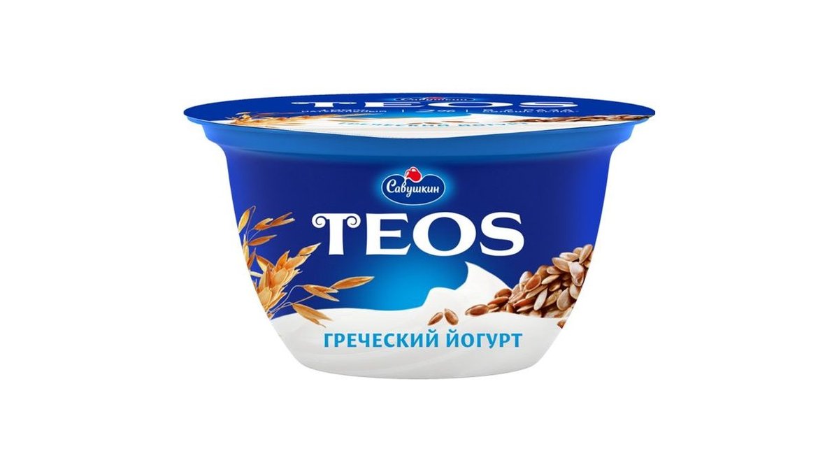 Йогурт греческий Teos злаки 2% 140 г
