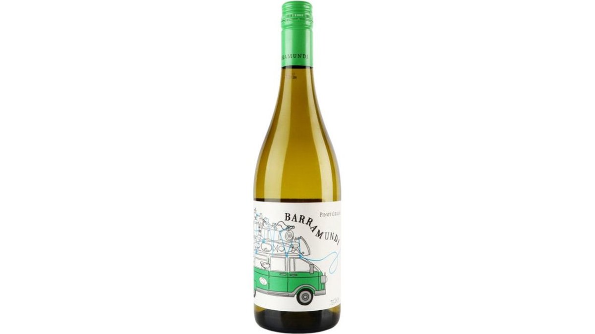 Вино Barramundi Pinot Grigio белое сухое 0,75л