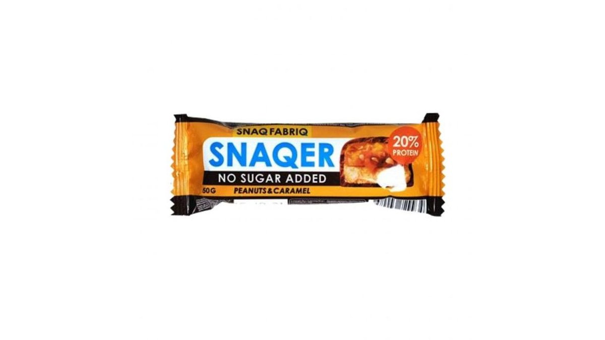Батончик Snaq Fabriq арахис-карамель 50 г