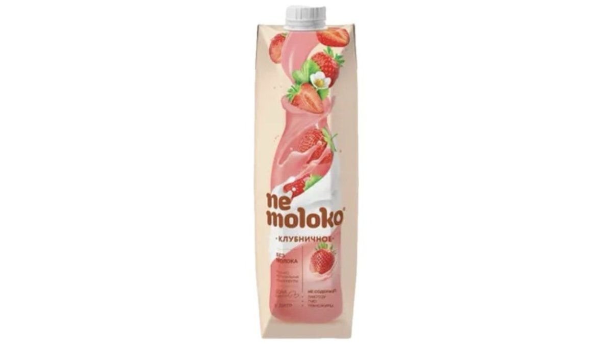 Напиток соевый Nemoloko с клубникой 1 л