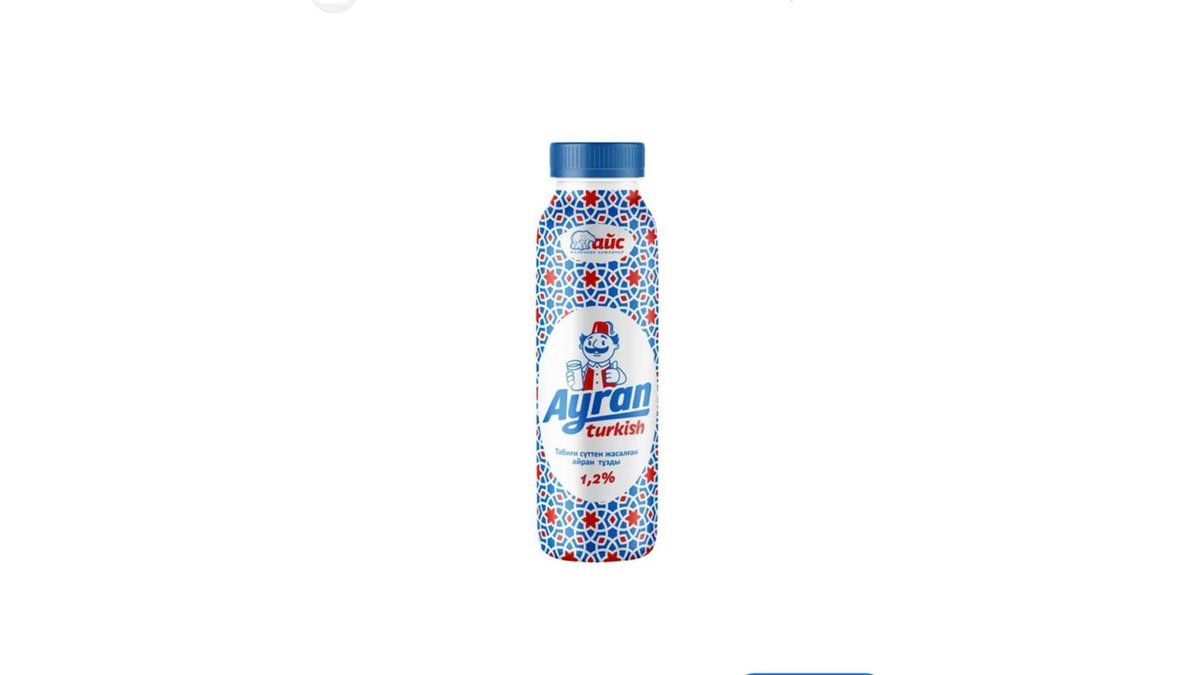 Айран по-турецки м.д.ж 1,2% 450г бут пэт
