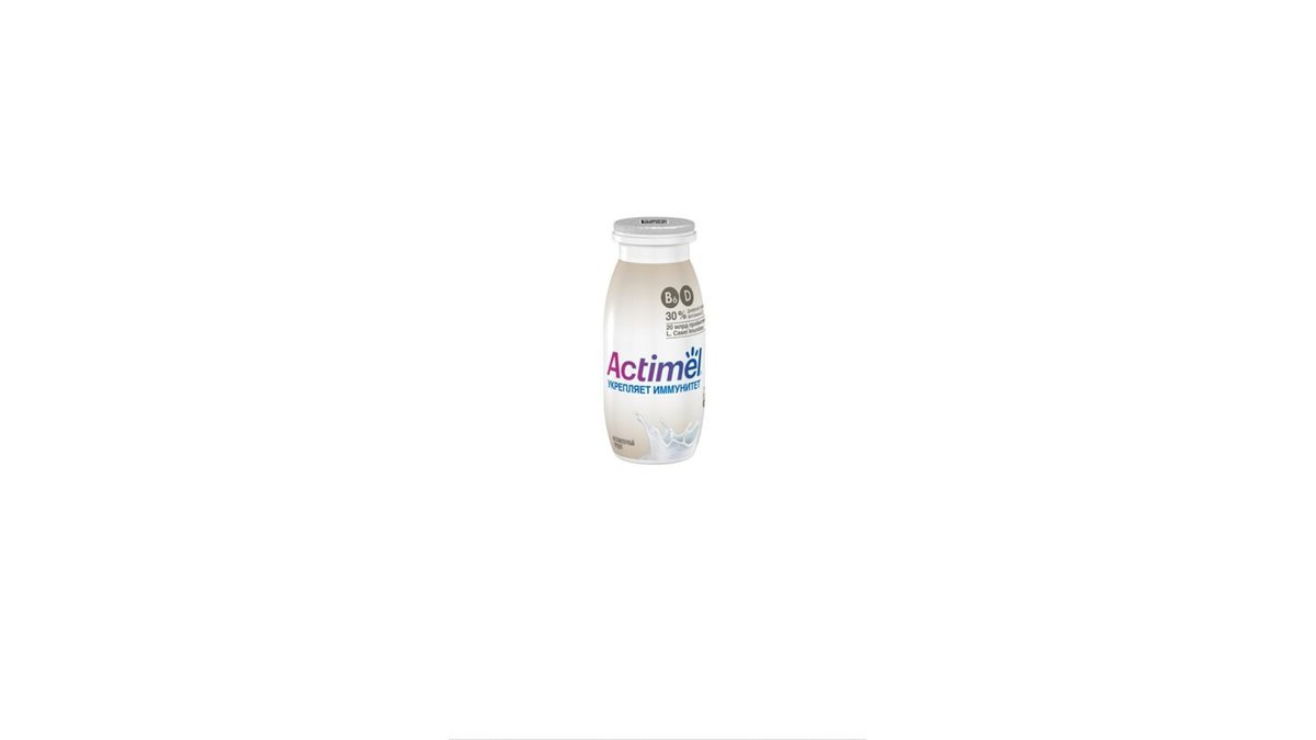 Йогурт DANONE Актимель Натуральный 95г
