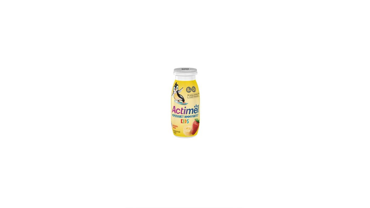 Йогурт DANONE Актимель Kids Малиновое мороженое 95г