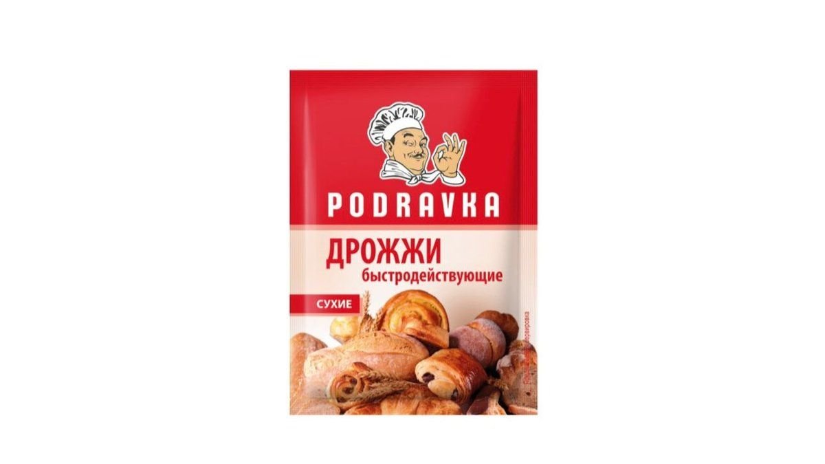 Дрожжи Podravka сухие быстродействующие 50 г