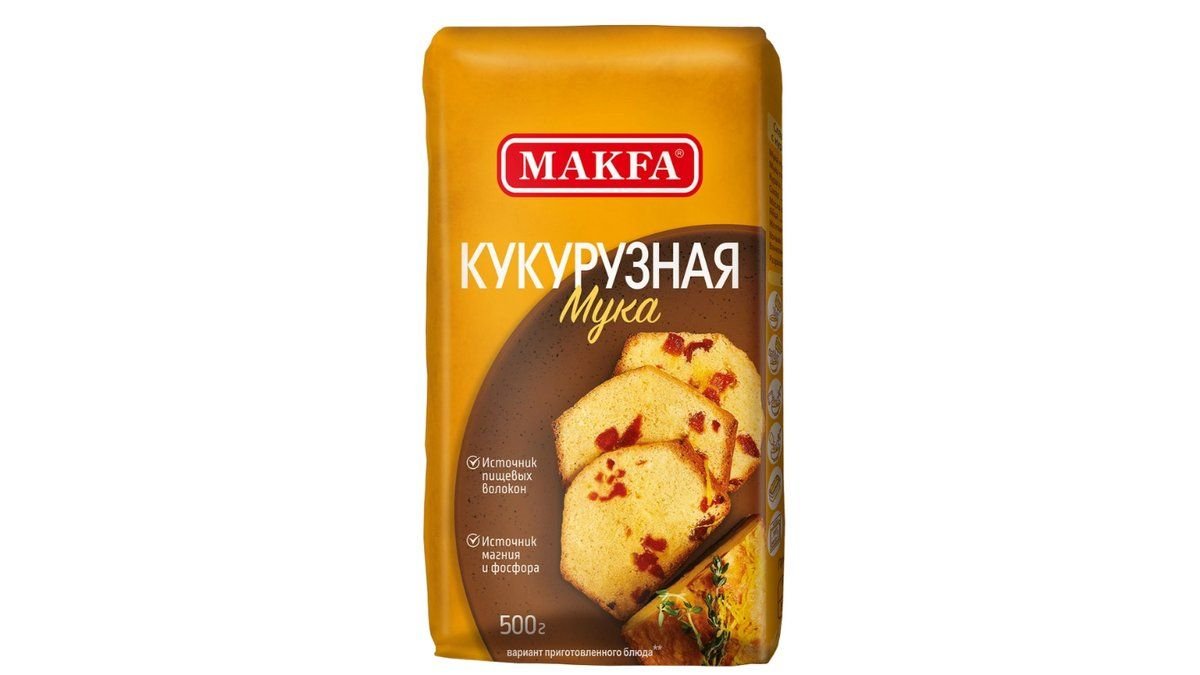 Мука MAKFA Кукурузная 500г м/у