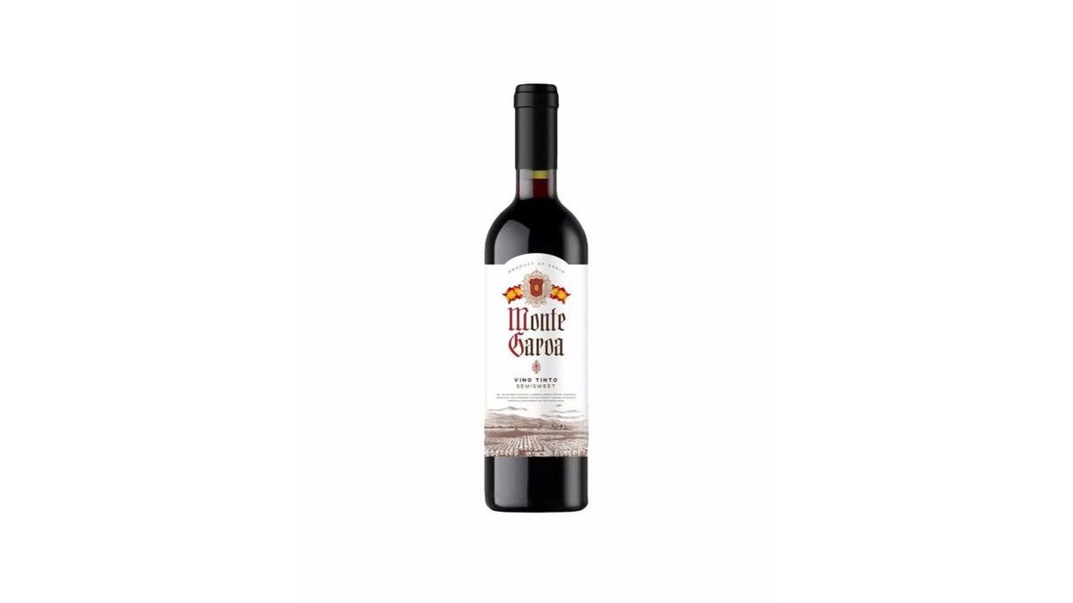 Вино Monte Garoa Vino Tinto красное сухое 0,75 л
