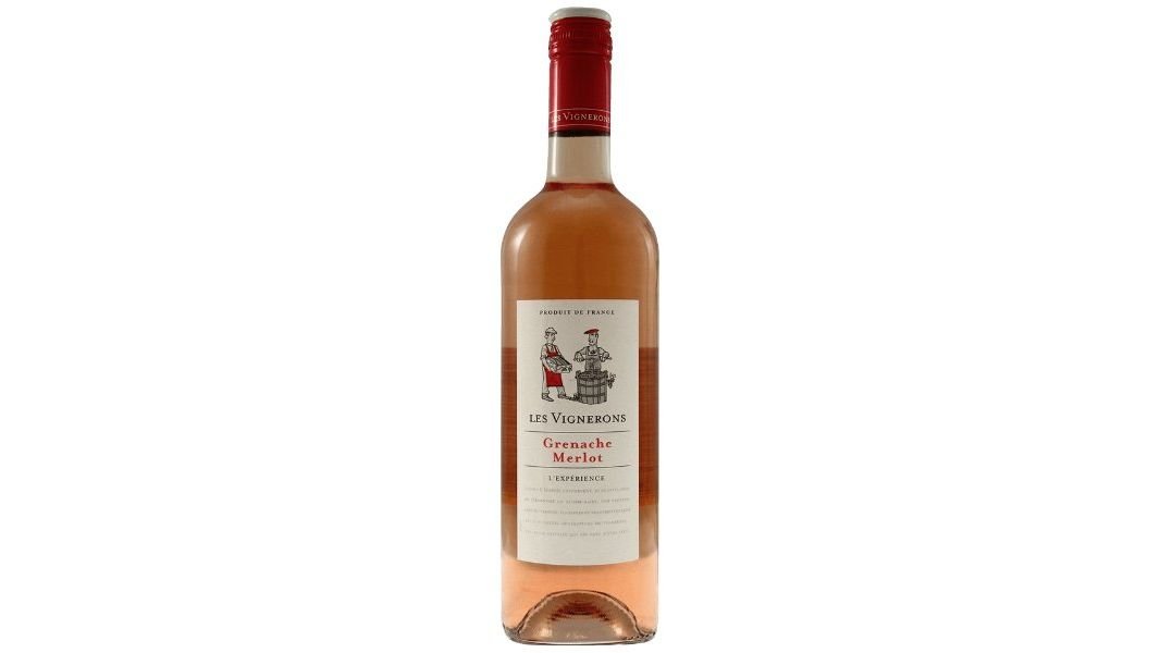 Вино Les Vignerons Merlot rose полусухое 0,7 л