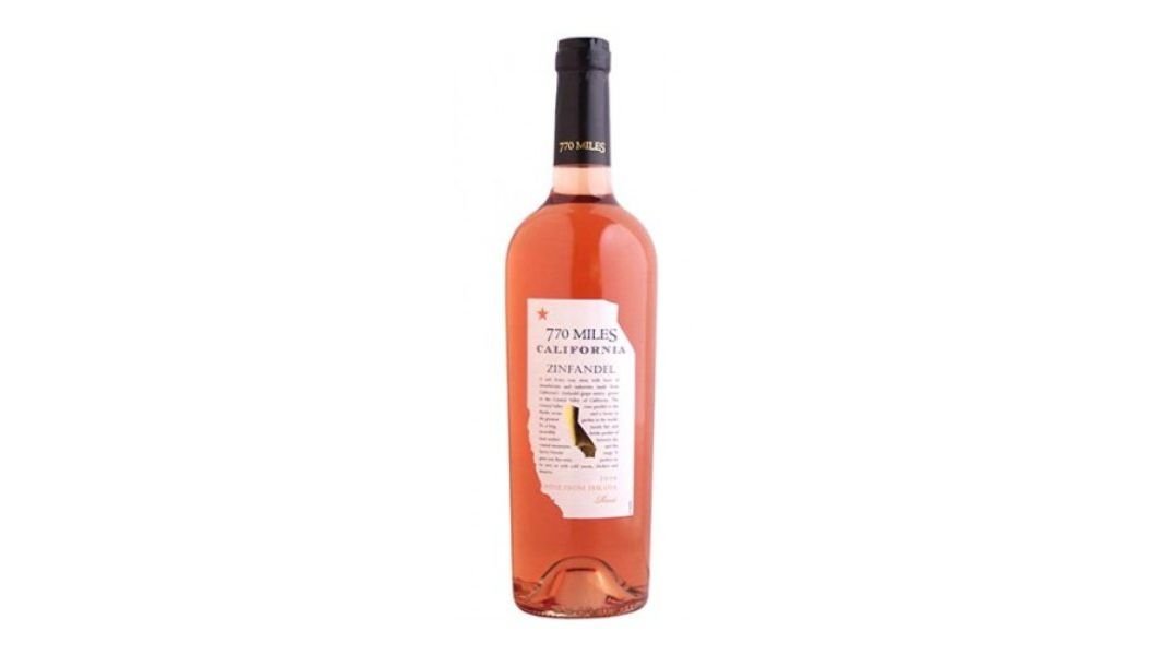 Вино 770 Miles Zinfandel розовое сухое 12% 0.75 л
