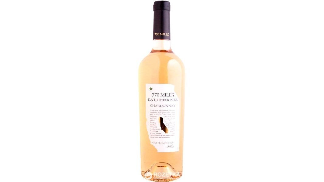 Вино 770 Miles Chardonnay белое сухое 12.5% 0.75 л