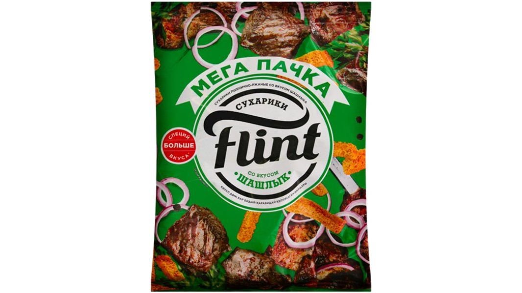 Сухарики"Флинт"Шашлык 100 гр