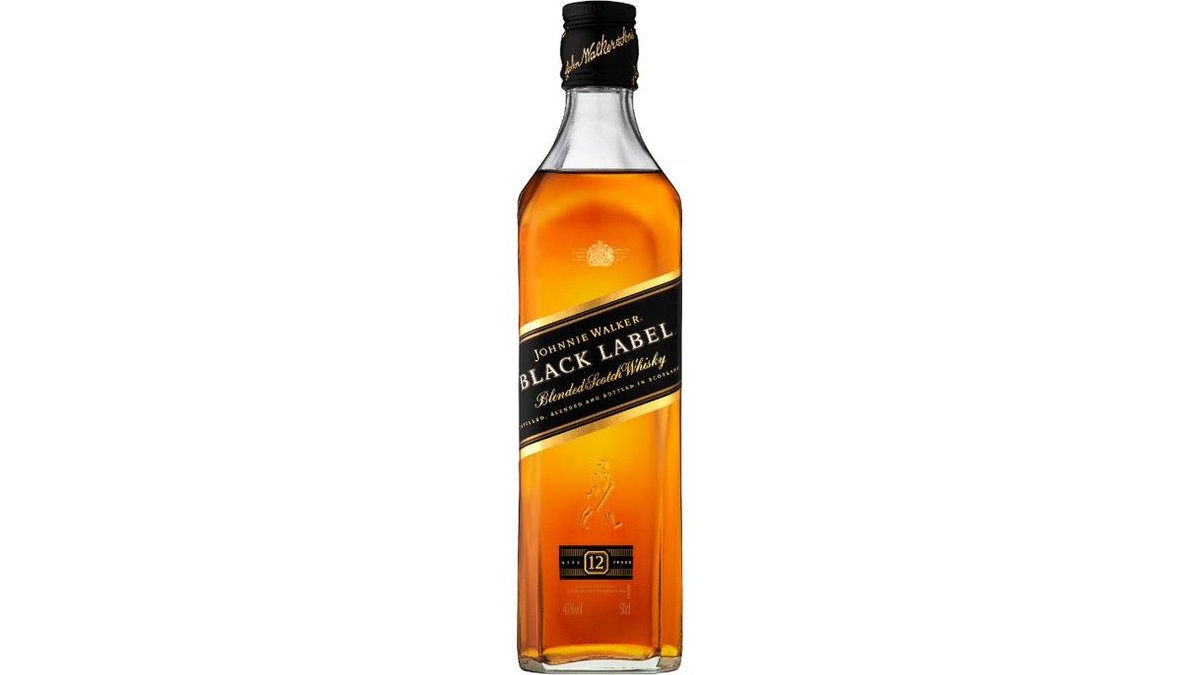 Виски Johnnie Walker Black Label 12 лет 40% 0.5 л