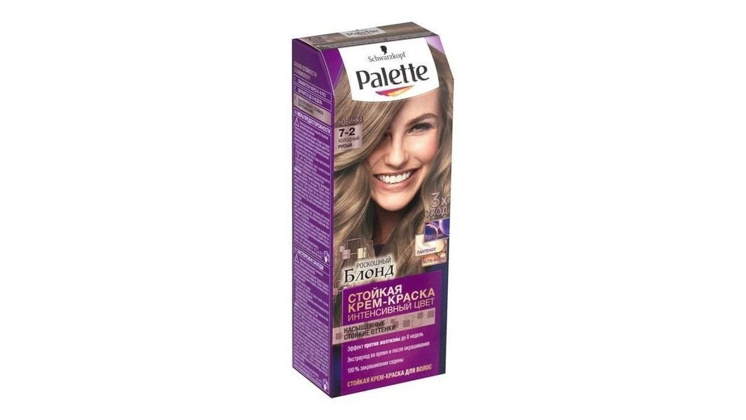 Краска для волос Palette 7-2 Холодный русый