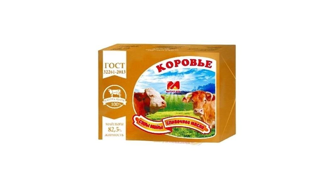 Масло сливочное коровье"Масло Дел"82,5% 200г