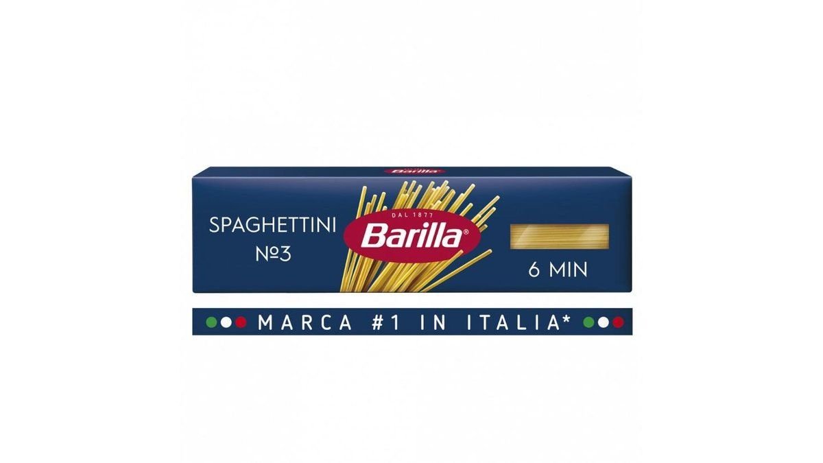 Макаронные изделия Barilla Spaghettini n.3 из твёрдых сортов пшеницы, 450 г