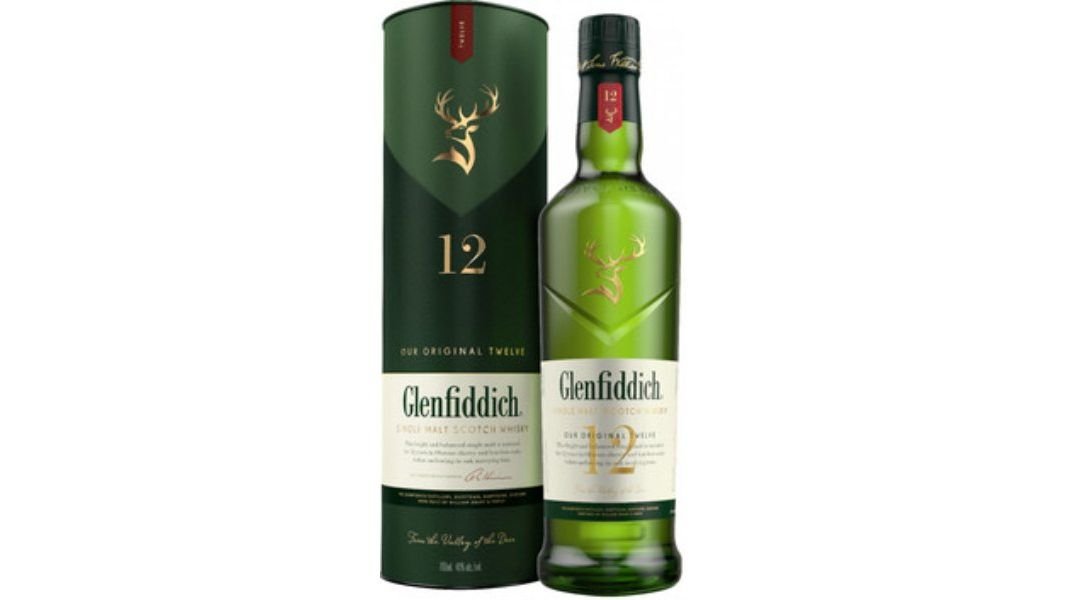 Виски Glenfiddich 12 лет 40% 0.7 л в тубе